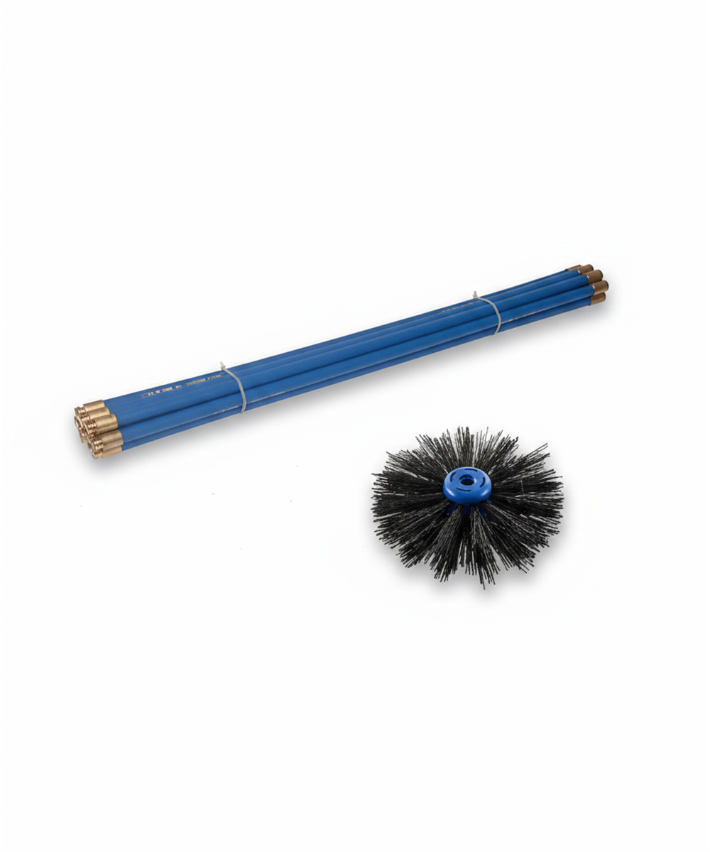 Set of Drain Rods with Tools