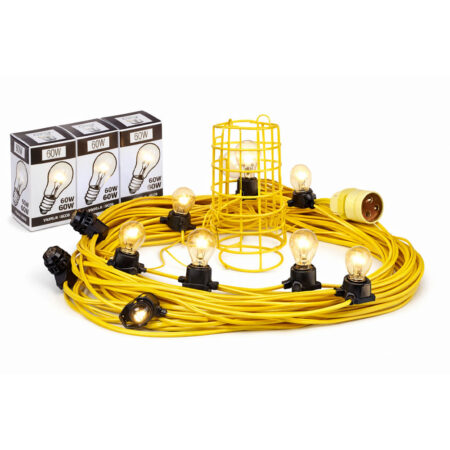 Festoon Lights 25m with bulbs